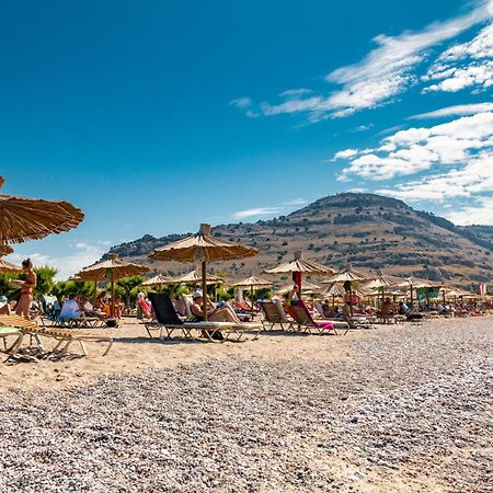 Sun Beach Lindos Лардос Экстерьер фото