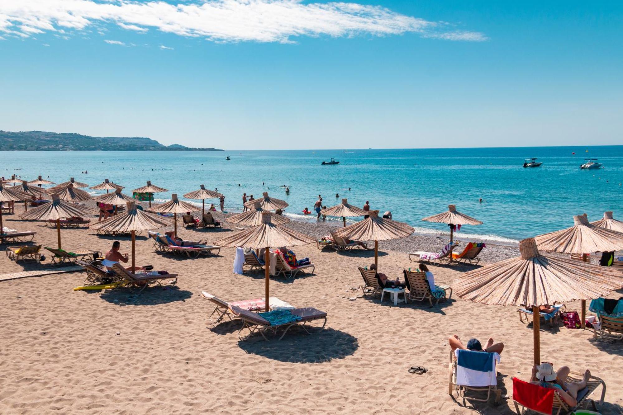 Sun Beach Lindos Лардос Экстерьер фото
