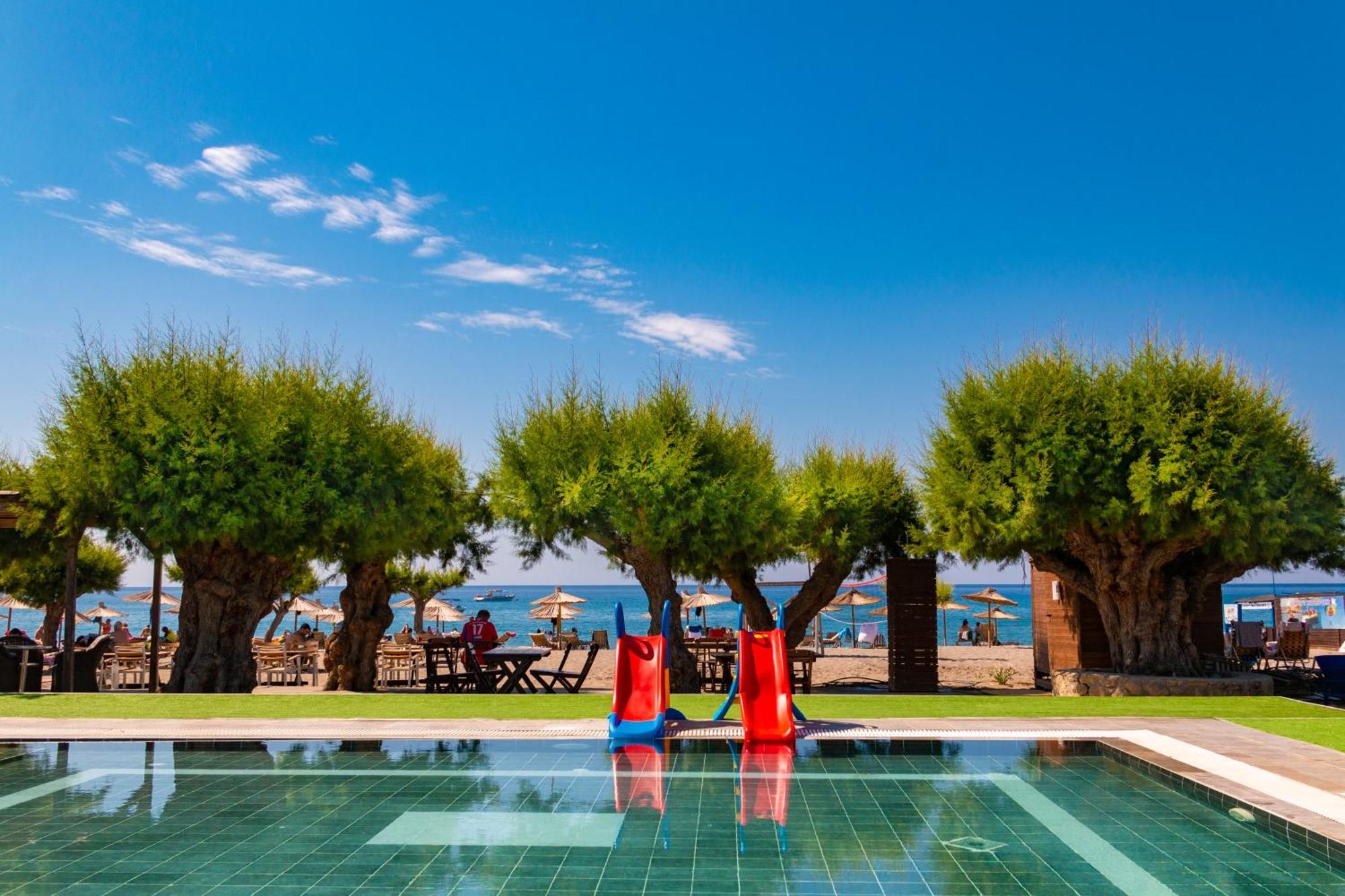 Sun Beach Lindos Лардос Экстерьер фото