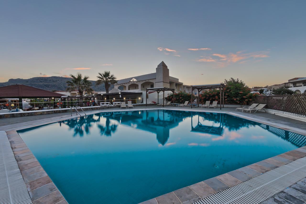 Sun Beach Lindos Лардос Экстерьер фото