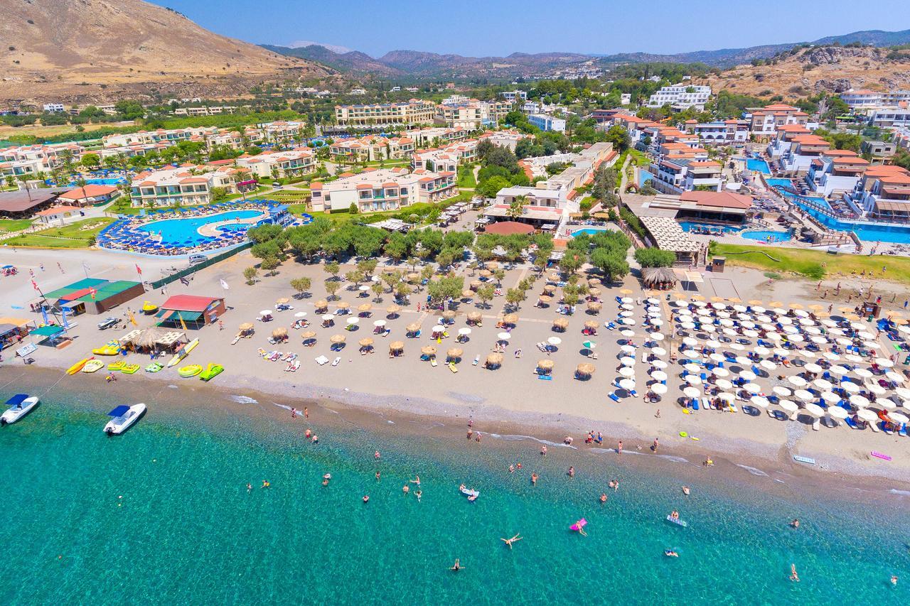Sun Beach Lindos Лардос Экстерьер фото