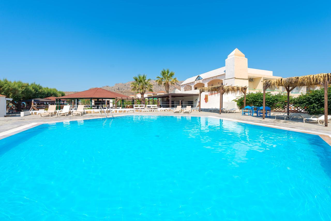 Sun Beach Lindos Лардос Экстерьер фото